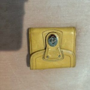 Coach Tan Leather Wallet